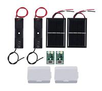 Hottptyer Solar Lawn Light Control Panel Kit Charging Protection | High driving efficiency and long discharge Solar Light Control Panel with 1.2V NiMH battery for lawn lamps
