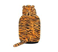 HOTUMN Large Dog Tiger Costumes - Halloween Dog Cosplay Costume Pet Warm Thick Clothes and Cute Hoodie Winter Coat for Medium Large Dogs(Tiger,4X-Large)
