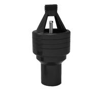 Hotun Waterless Hiflo Dry Trap Tundish - 15mm Inlet/32mm Outlet - Black