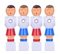 Hotusi 4Pcs Rod Foosball Soccer Table Football Men Player Replacement Parts(Red+Blue)