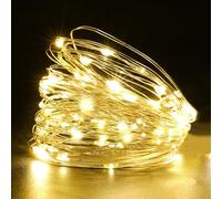 HOTUT 2 Pack Fairy Lights, 15m 150 LED Fairy Lights Battery Operated, Waterproof Copper Wire String Light for Indoor Outdoor Lighting, Fairy String Lights for Wedding Decor,Party,Christmas, Warm White