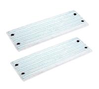 HOTUT 2 Pcs Replacement Wiper Cover Clean for Leifheit Twist M Micro Duo Mop, Replacement Microfiber Mop Head, Cleaning Cloth Cover Pads for Absorbent Floor, 33cm Wide, Blue
