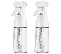 HOTUT 200ml Small Water Spray Bottles, 2 Pcs Continuous Fine Mist Water Spray Bottle for Hair, Empty Spray Bottles for Home Cleaning, Beauty, Salon, Plants, Pets, Transparent