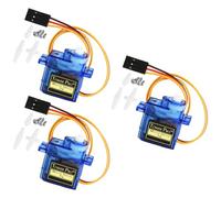 HOTUT 3 Pcs Digital Servo Motor Kit, Metal Gear High Speed Torque Digital Servo Motor, Steering Servo Motor, 180° RC Micro Servo Motor for RC Helicopter Airplane Car Boat Robot Controls