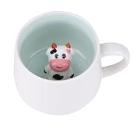 HOTUT 3D Animal Cute Coffee Mug,Gifts for Women Cute Coffee Mug Tea Cup,offee Milk Tea Ceramic Mugs,Funny Cool Mugs,Best Gift for Valentine's Mother's Day Halloween(Dairy Cow)
