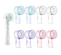 HOTUT 8Pcs Electric Toothbrush Head Cover, Compatible with Oral B iO Brush Heads,Round Head Series Electric Toothbrush Protective Cover Cap,Keep Germs Dust Away for Better Health