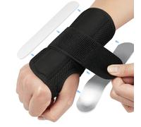 HOTUT Breathable Wrist Support Brace Splint,Adjustable Wrist Splint,with Removable Metal Hand Splint,Unisex Supports for Everyday