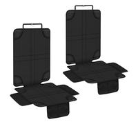 HOTUT Car Seat Protectors,2pcs 600D Oxford Fabric Car Seat Protectors for Kids,Child with Waterproof Fabric and Mesh Pockets and Thick Pad Cover and Non-Slip Bottom For Isofix,SUV,Sedan,Trunk