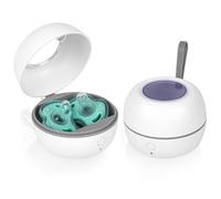 HOTUT Dummy Steriliser, Portable UV Steriliser, Mini UV-C Sanitizer Box for Pacifier, Type-C Rechargeable, Auto Shut-Off, Kills 99.9% of Bacteria, Baby Pacifier Steriliser On The Go(Large)