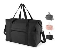 HOTUT for Easyjet Cabin Bag,44×30×19 Underseat Foldable Travel Duffel Bag,Travel Duffel Carry,Foldable Carry On Bag with Removable Wet Pocket,Hospital Waterproof Overnight Holdall with Shoulder Strap