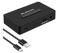 HOTUT HDMI Audio Extractor 4K 30HZ, to HDMI+ SPDIF + 3.5mm Stereo Audio Output Splitter Adapter, Adapter Converter, Support Bluetooth/2.0CH/5.1CH Modes, Black