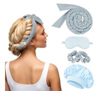 HOTUT Heatless Curlers Headband,5 PCS Curling Rods Gift Set,Soft Sleep Overnight Hair-Curls Set,Heatless Curls Set,for Women Long Medium Wave Hair