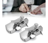 HOTUT Magnetic Seam Guide, Sewing Machine Multifunctional Fixed Gauge Tool, Seam Guide DIY Crafts Tools, Magnetic Seam Guide with Clip, Sewing Machine Parts Sewing Accessories - 2 PCS