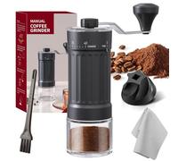 HOTUT Manual Coffee Grinder with 40 Adjustable Settings, Portable Hand Coffee Bean Mill 30g Capacity, Conical Ceramic Burr Coffee Bean Hand Grinder for Travel, Camping, Office, Espresso, Pour Over