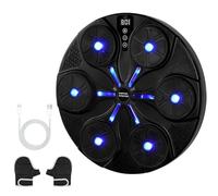 HOTUT Music Boxing Machine, Wall Mounted Smart Bluetooth Boxing Trainer with Boxing Gloves, Musical Boxing Machine Revolutionize Workout, 8 Speeds & Modes, Punching Machine for Kids Adults Family