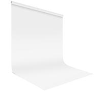 HOTUT Screen Backdrop,1.5M x 2M White Photography Backdrop,Portable Collapsible Photography Background,Non-woven Fabrics Background Cloth for Photo Studio,Video Shooting,Live Streaming,Parties,Keying