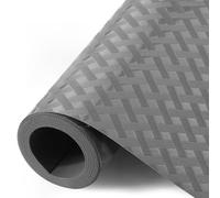 HOTUT Shelf Liners,30cm x 150cm Waterproof Shelf Liner,Kitchen Drawer Liner Drawer Mats,Oil-Proof,Anti-Slip Non-Adhesive,Plastic EVA Material BPA Free,Cupboard Cabinet shelf protector (Grey)