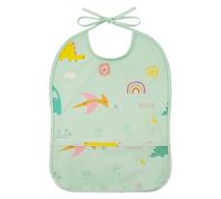 HOTUT Sleeveless Baby Weaning Bib - Soft, Waterproof Bib with Food Catcher Pocket, Adjustable, Washable, 6-12 Months for Baby Led Weaning