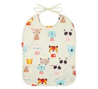 HOTUT Sleeveless Baby Weaning Bib - Soft, Waterproof Feeding Bib with Food Catcher Pocket, Adjustable, Washable, 6-12 Months for Baby Led Weaning