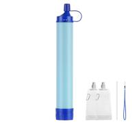 HOTUT Water Filter Straw, 0.01 μm Personal Water Filter Survival Portable Gear, Portable Water Purification for Hiking, Camping, Travel, Outdoors & Emergency Use, Includes Bottle, Straw, Carabiners