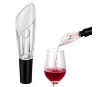HOTUT Wine Aerator Pourer, Acrylic Red Wine Decanter with Drip-Free Pouring Edge, Decanter Aerating Accessories Gift for Christmas New Year Party for Wine Lovers, Gift Box Included