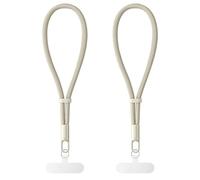 HOTUT Wrist Strap Lanyard for Phone, 2 Pack Adjustable Hand Wrist Strap Lanyard for Cellphone, Mobile Phone, Camera, Keys, Keychain, Flashlight, USB Flash Drives and More Device, Camel