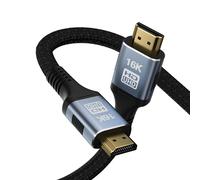 HOTUTUKI 16K 8K HDMI 2.2 Cable 96Gbps 3.3T/1M, Ultra High Speed HDMI Gaming Cord Support 4K@480Hz 8K@240Hz, HDCP 2.2&2.3, Dynamic HDR, eARC,DTS:X, Compatible with PC/Monitor TV/HDTV/PS5/Blu-ray