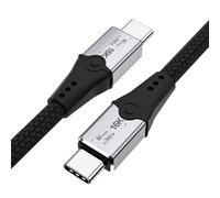 HOTUTUKI 80 Gbps Data Transfer,Short USB 5 Cable 1.65ft/0.5M, Supports 16K/Dual8K HD Display, 240W Charging USB c to USB c Monitor Cable, Compatible with Thunderbolt 5, Thunderbolt 4, USB4