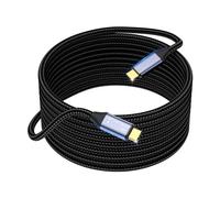 HOTUTUKI Long USB C to USB C Cable 16ft,USB C 3.1 Gen 2 Cable, USB C Video Cable 4K, 100W Fast Charging, 10Gbps Data Transfer, Compatible with iPhone 15 chargering Cable 5m Cords,Monitor