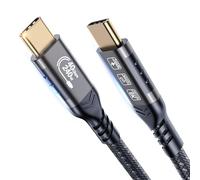 HOTUTUKI USB 4 Cable 3.3 ft, Supports 8K HD Display, 40 Gbps Data Transfer, 240W Charging USB C to USB C Cable, Compatible with Thunderbolt 4/3 Type-C Laptop, Hub, Docking, and More