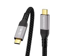 HOTUTUKI USB C to USB C Cable 1M, USB 3.2 Gen2 Compatible with Thunderbolt 3/4 Cable, 20Gbps High Speed Data Transfer, 100W 20V/5A Fast Charging type c Cable, 4K@60Hz Video Output