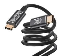 HOTUTUKI usb type c data cable 10ft,extra long data cable,usb 3.2 to usb c video and power 4k support 20Gbps 240W PD Fast Charging Cable, high speed usb-c cable, Compatible with MacBook
