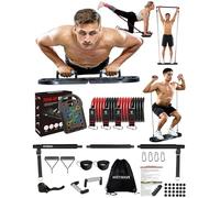 HOTWAVE Push Up Board Fitness, Portable Foldable 20 in 1 Push Up Bar at Home Gym, Pushup Handles for Floor. Professional Strength Training Equipment For Man and Women,Patent Pending