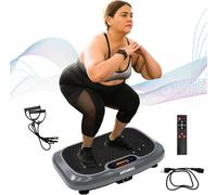 HOTWAVE Vibration Plate Exercise Machine for Lymphatic Drainage, Power Vibrating Plates Platform for Weight Loss - Whole Body Shaker Vibration Plate Machine Home Gym Shaping Fitness Workout