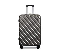 HotWay Expandable Carry On Luggage, Lightweight Hardshell Luggage with Spinner Wheels, Grey, Carry on 20inch, Cl12