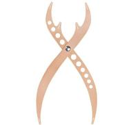 HOTWE Golden Ratio Eyebrow Ruler, 1:0.618 Makeup Measuring Tool, Eyebrow Marking Caliper, Eyeliner, Lips, Semi Permanent Tattoo Tool (Golden Rose)