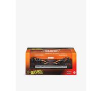 Hot Wheels Premium Formula 1 Toy Car 2-Pack, Set of 2 1:64 Scale Die-Cast McLaren Formula 1 Racecars Featuring #81 Oscar Piastri & #4 Lando Norris, JMM91