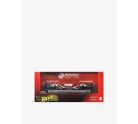 Hot Wheels Premium Formula 1 Toy Cars, 2 1:64 Scale Die-Cast MoneyGram Haas F1 Team Esteban Ocon & Oliver Bearman Racecars with Real Riders Tires, JMM97