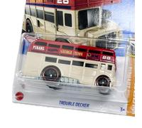 HotWheels Trouble Decker (Tan) 2024 HW Fast Transit
