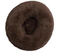 HotYou Cat Donut Bed - Dog Mattress for Indoor Pets 2.5-45KG, Washable Round Cat Beds for Small, Medium, Large Dogs, Fluffy Calming Anti Anxiety Kitten Bed,Coffee,60 CM（<9KG）
