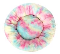 HotYou Cat Donut Bed - Dog Mattress for Indoor Pets 2.5-45KG, Washable Round Cat Beds for Small, Medium, Large Dogs, Fluffy Calming Anti Anxiety Kitten Bed,Pink 6,90 CM（<25KG）