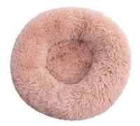HotYou Cat Donut Bed - Dog Mattress for Indoor Pets 2.5-45KG, Washable Round Cat Beds for Small, Medium, Large Dogs, Fluffy Calming Anti Anxiety Kitten Bed,Pink 1,50 CM（<5KG）
