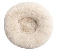 HotYou Cat Donut Bed - Dog Mattress for Indoor Pets 2.5-45KG, Washable Round Cat Beds for Small, Medium, Large Dogs, Fluffy Calming Anti Anxiety Kitten Bed,Brown 1,50 CM（<5KG）