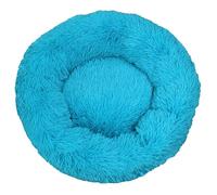 HotYou Cat Donut Bed - Dog Mattress for Indoor Pets 2.5-45KG, Washable Round Cat Beds for Small, Medium, Large Dogs, Fluffy Calming Anti Anxiety Kitten Bed,Blue 1,60 CM（<9KG）