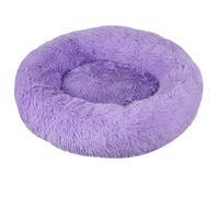 HotYou Cat Donut Bed - Dog Mattress for Indoor Pets 2.5-45KG, Washable Round Cat Beds for Small, Medium, Large Dogs, Fluffy Calming Anti Anxiety Kitten Bed,Purple 1,60 CM（<9KG）