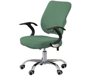 HotYou Stretch Office Chair Covers for Back and Seat, Removable Washable Chair Seat Cover Protector Cover, Universal Armchair Cover Slipcover，Green 1