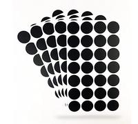 Houdao 140Pcs Chalkboard Labels Black Spice Labels Jar Labels Self Adhesive Waterproof 3.5cmØ Round Chalk Labels for Kitchen Organize Jars Canisters Jam Spice Bottles