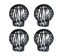 Houdao 4pcs Gutter Leaf Guard Downpipe Leaf Guard Weatherproof Flexible Gutter Keeps Gutter Downpipes Clear of Blockages from Leaves Moss Muck Mud Balls and Other Debris