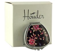 Houder Designer Pill Box - Decorative Pill Case with Gift Box - Carry Your Meds in Style (Orchids)