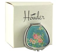 Houder Designer Pill Box Decorative Pill Case with Gift Box - Carry Your Meds in Style (Roses)